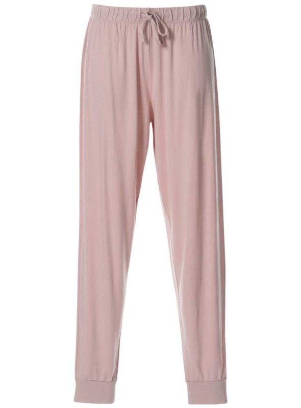 REST str. L pyjamas-bukser af bambus-jersey rosa