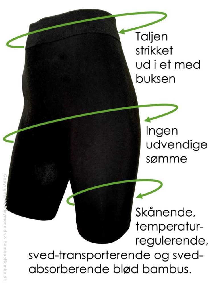 Bambus seamless cykelshorts fra Festival