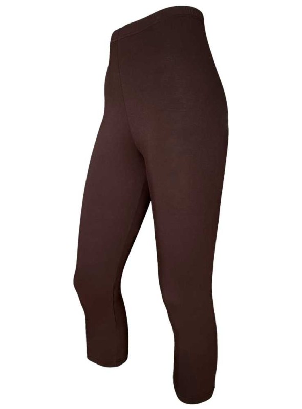 Bambus capri-leggings brune tights fra Festival