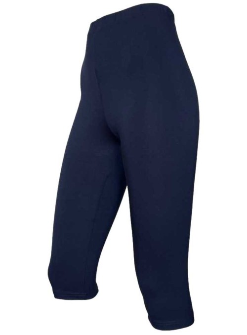 Bambus capri-leggings korte tights fra Festival, navy