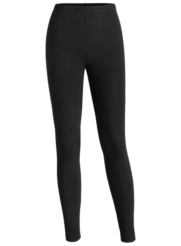 Bambus basis leggings dame, sort