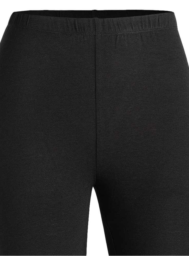 Bambus basis leggings dame, sort