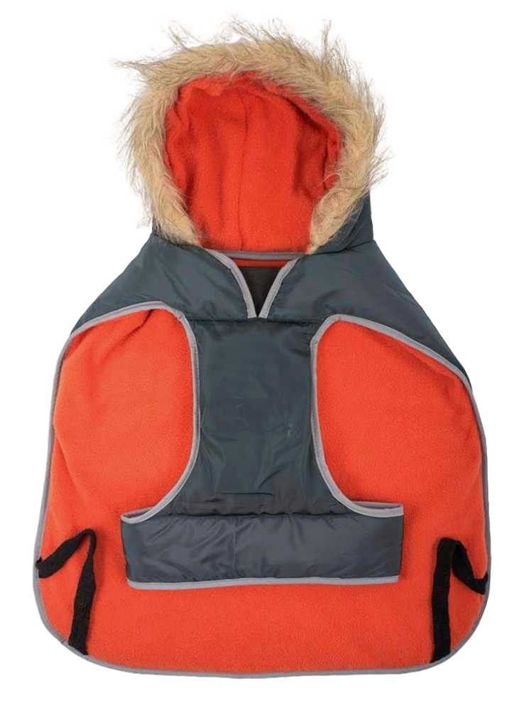 Hundefrakke blå parka coat