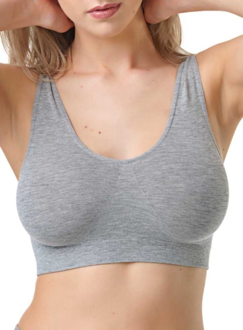 Bambus seamless BH, Soft Bra uden bøjle, melange