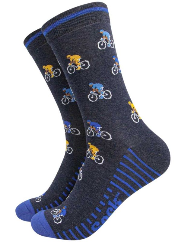 Bambus strømper med cykler, herre, fra Sock Talk