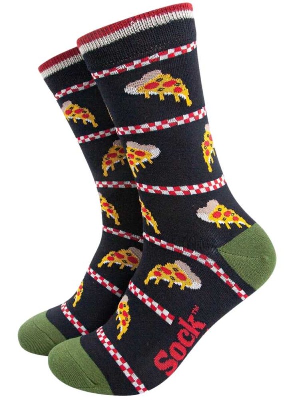 Bambus strømper Pizza, herre, fra Sock Talk