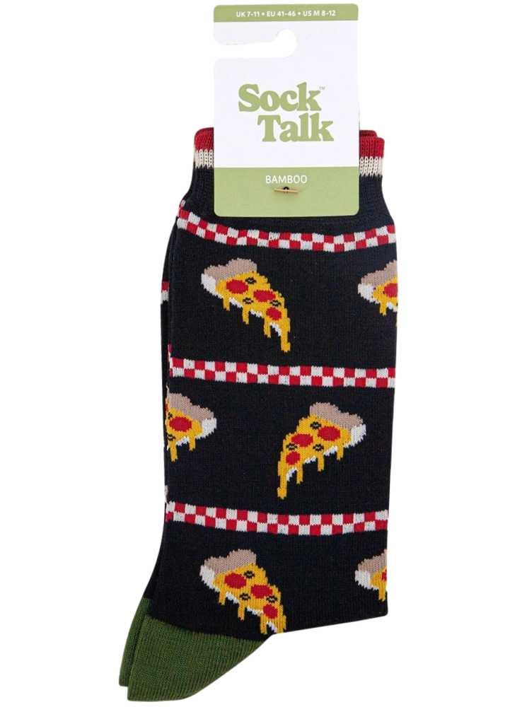 Bambus strømper Pizza, herre, fra Sock Talk