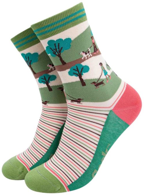 Bambus strømper hunde, dame, fra Sock Talk