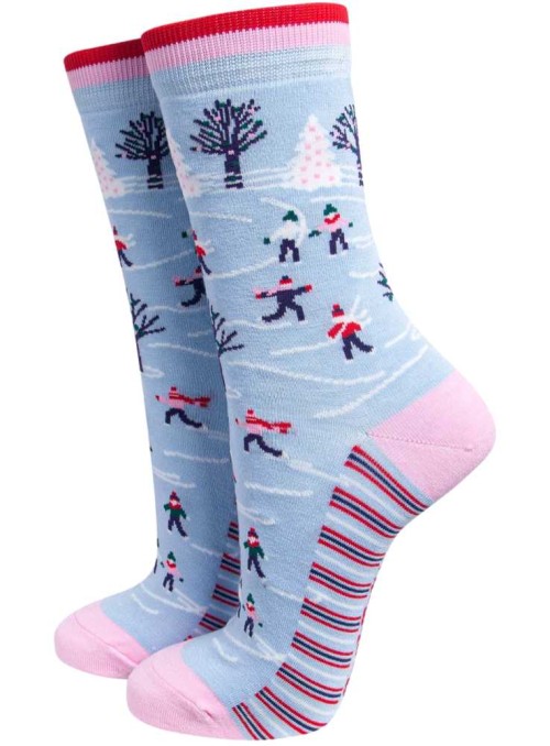 Bambus strømper skøjteløbere, dame, fra Sock Talk