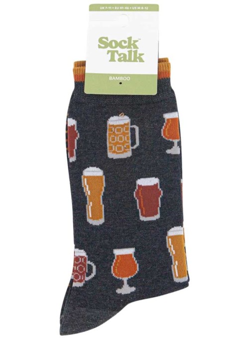 Bambus strømper øl, herre, fra Sock Talk