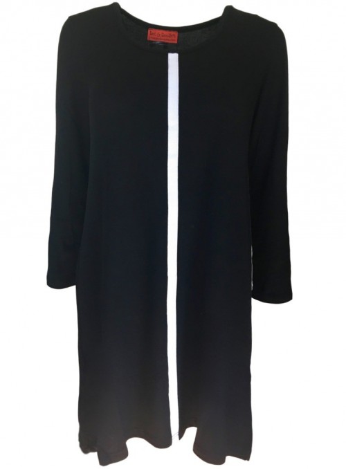 Dot & Doodle's tunika eller kort kjole sort viskose-uld