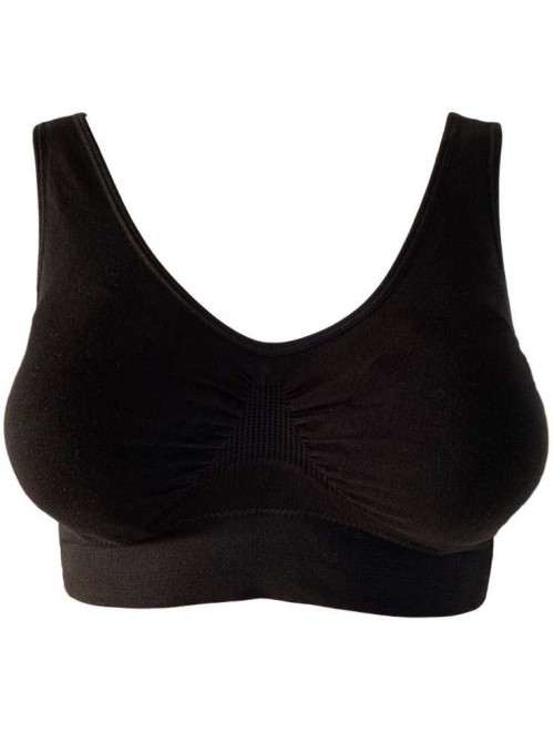 Bambus sporty bh top, seamless