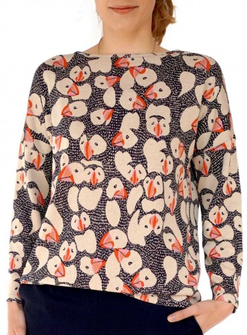 Sweater fra Dot & Doodle's, Becky Puffin