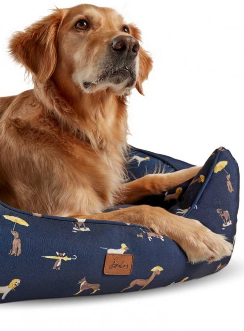 Hundekurv med print Box Bed fra Joules