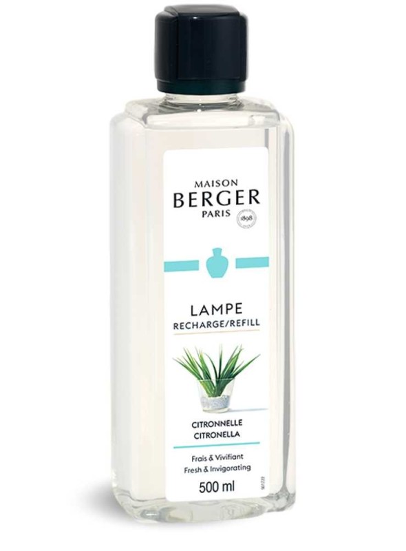 500 ml. Refill Citronella luftrensende olie til Maison Berger luftrenser lampe