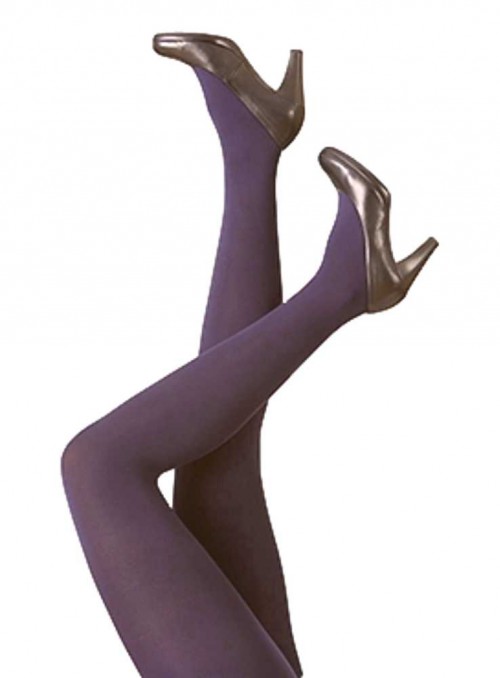 Strømpebukser Amelie 40 denier Purple 3D Mikcrofiber Tights fra Festival