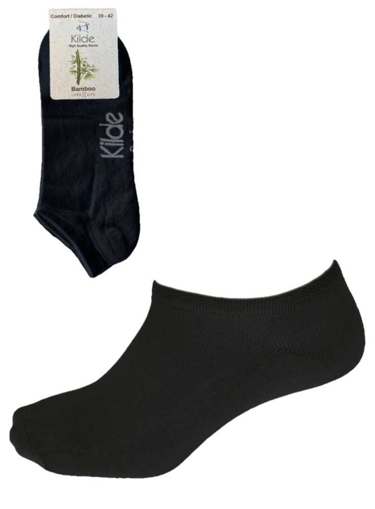 Høflig forbundet Uendelighed Bambus strømper korte diabetes & komfort sneakers sokker, sorte fra Kilde