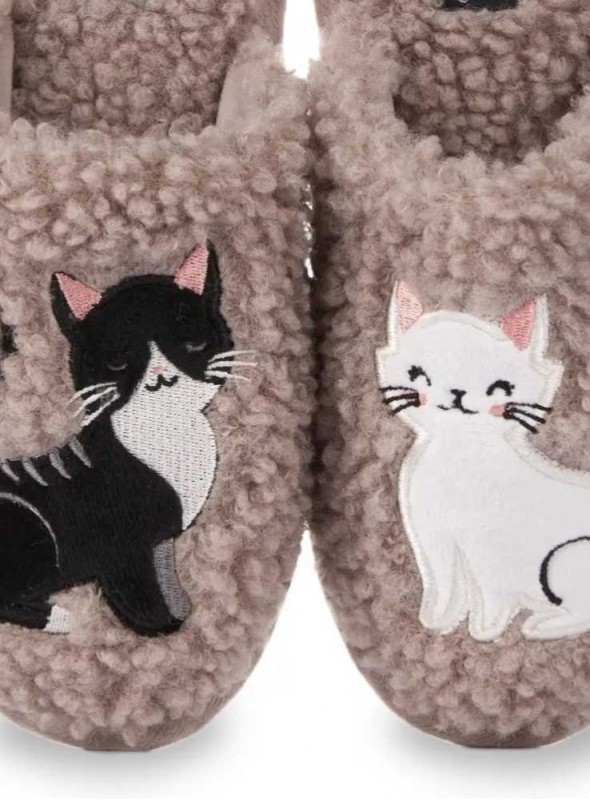Hjemmesko fluffy slippers Kittens