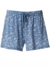 Pyjamas-sæt med shorts af bambus-jersey Blue Paisley